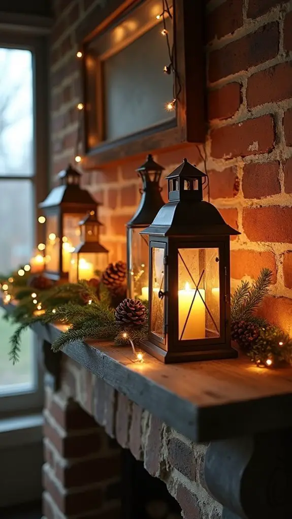 cozy lanterns and fairy lights