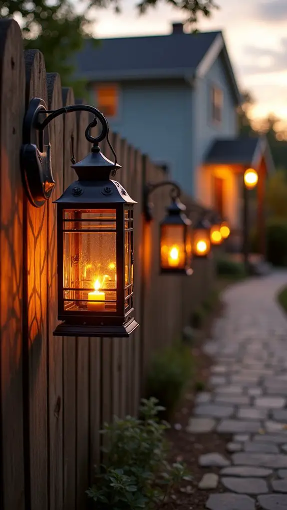cozy lanterns enhance ambiance