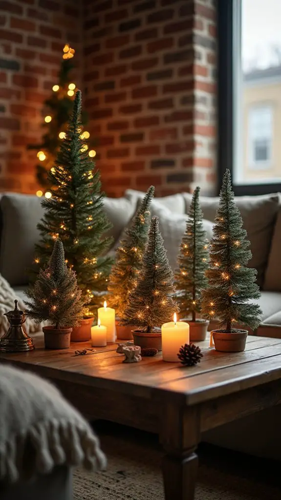 cozy miniature tree decor