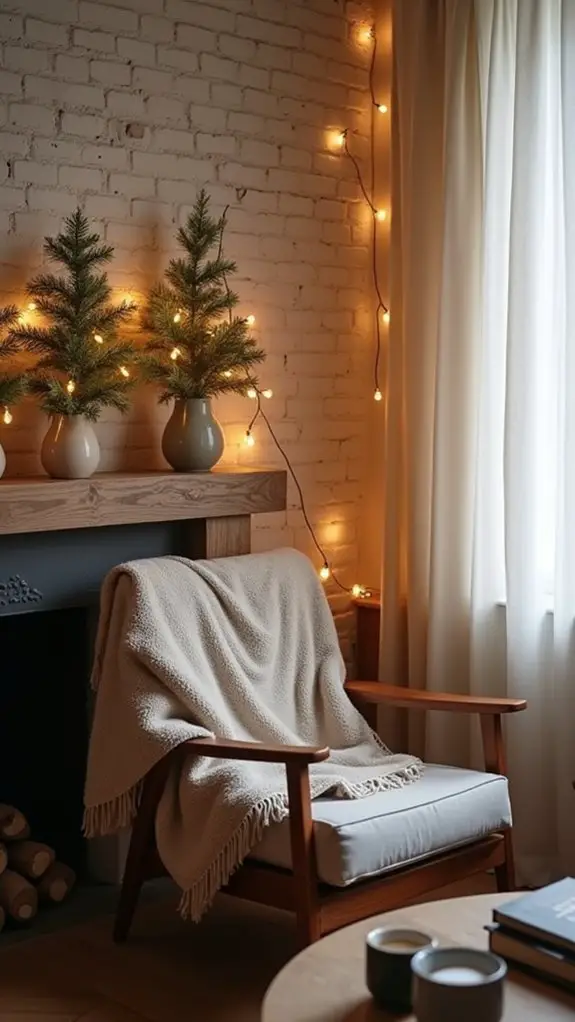 cozy minimalist holiday decor
