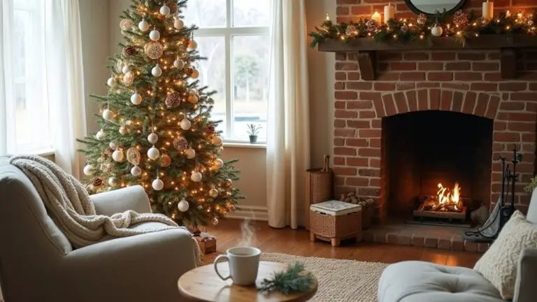 21 Cozy Neutral Christmas Tree Ideas That Create Effortless Calm cozy neutral christmas decor