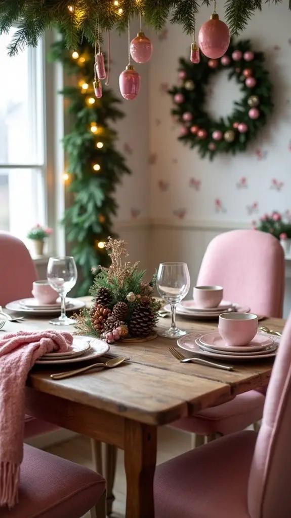 cozy pink throws enhance comfort