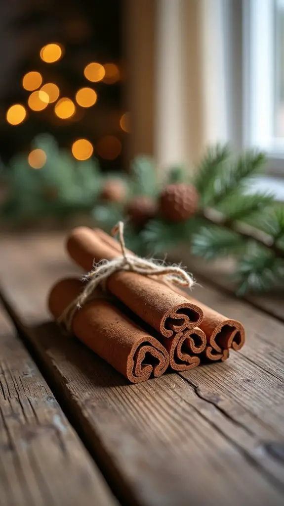 cozy rustic cinnamon bundles