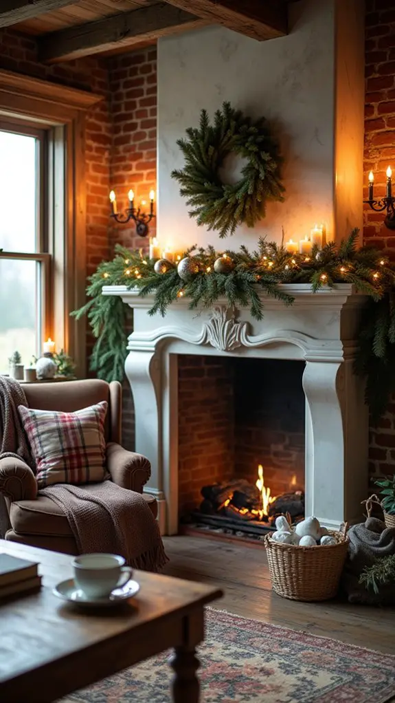 cozy rustic holiday decor