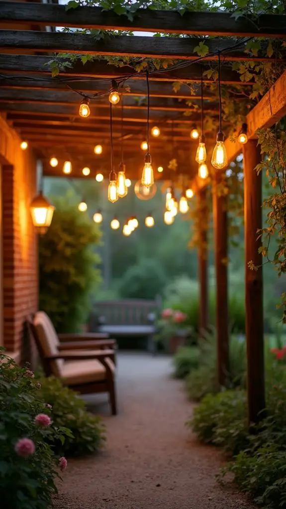 cozy rustic lighting ambiance