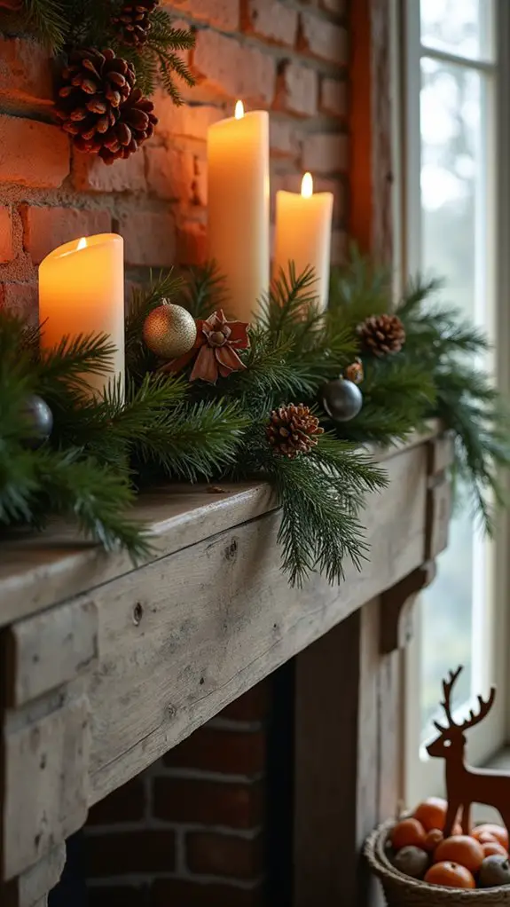 cozy rustic wooden accents