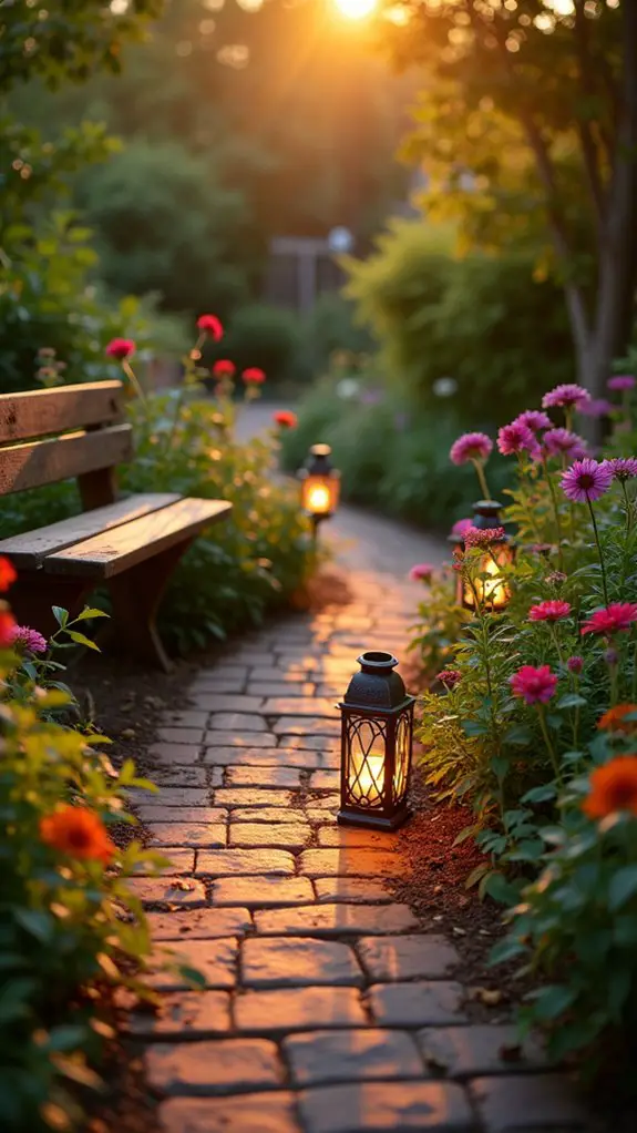 cozy solar lantern ambiance