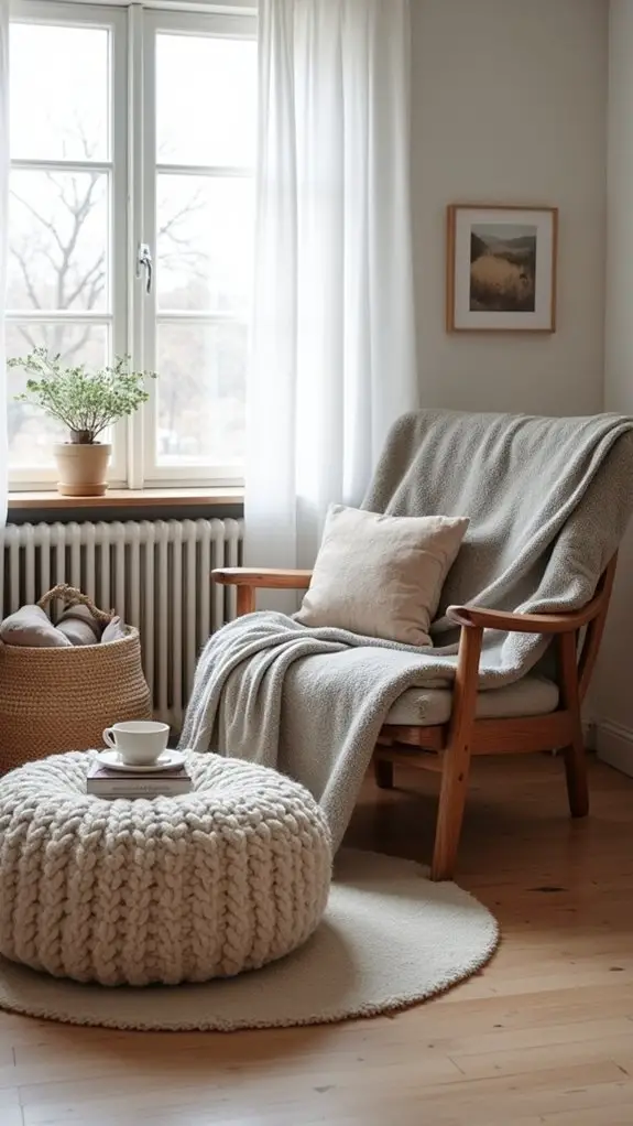 cozy textiles for warmth