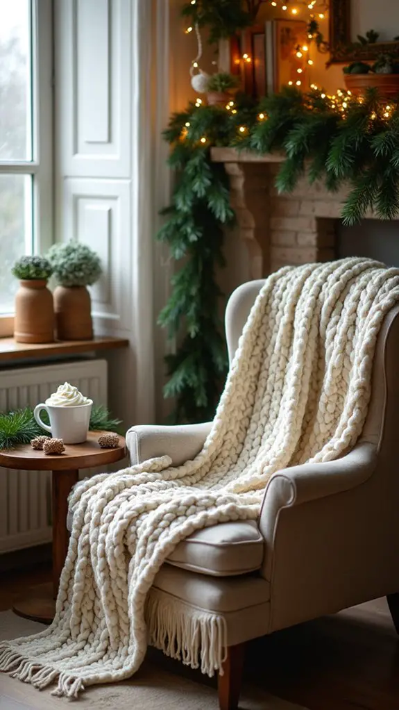 cozy winter home textiles