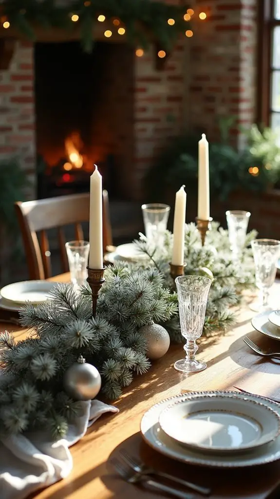 cozy winter table decor