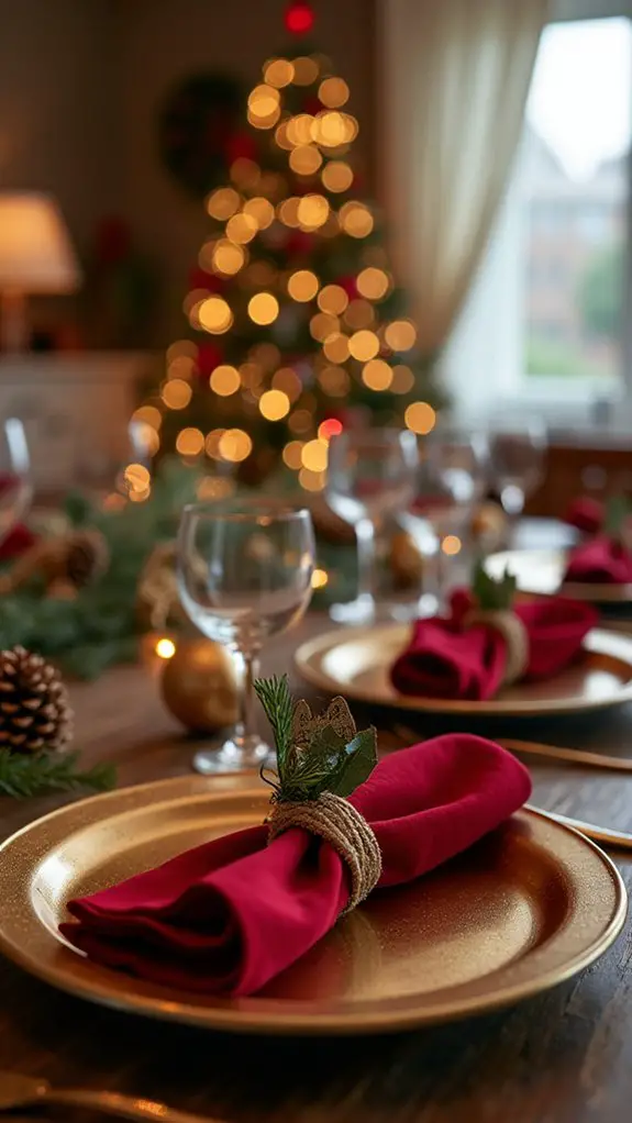 creative holiday place settings