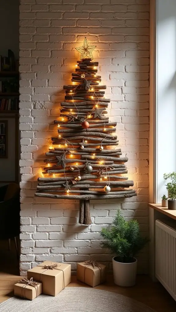 creative space saving holiday decor