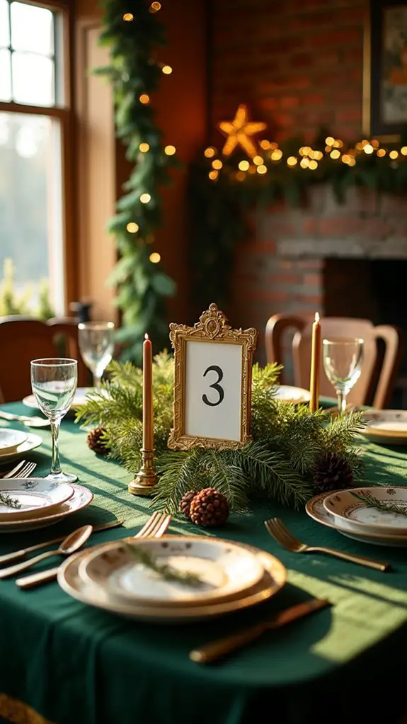 creative table number displays