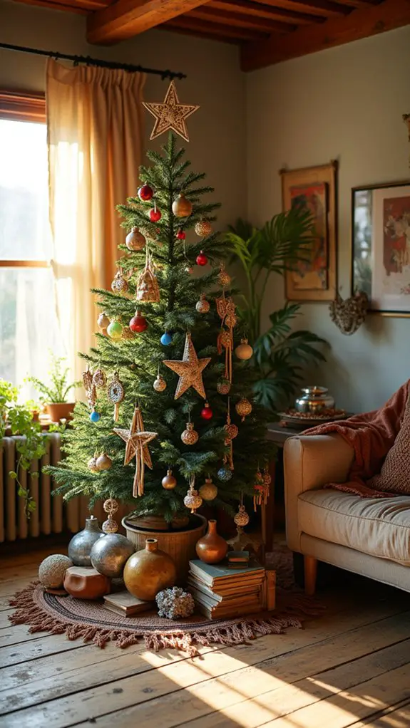 curating vintage bohemian ornaments