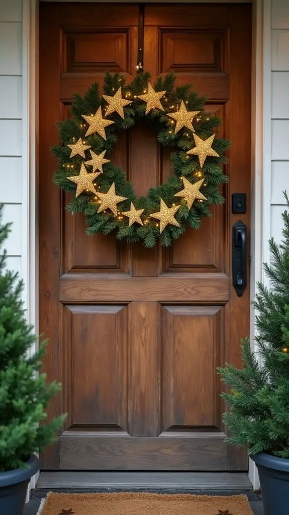 dazzling gold star elegance