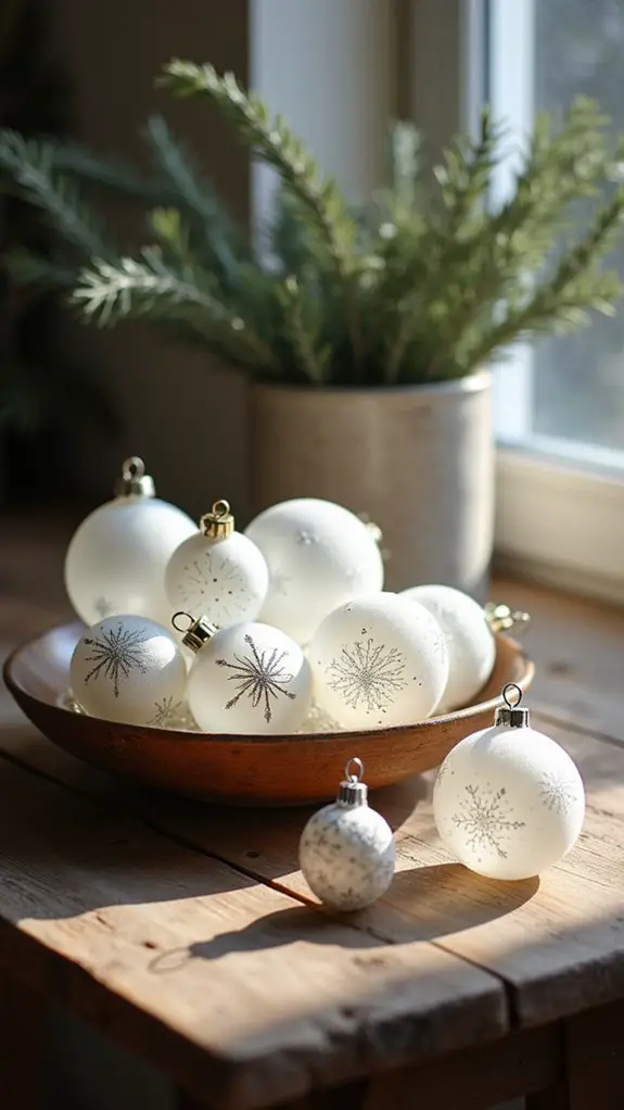 delicate winter holiday elegance