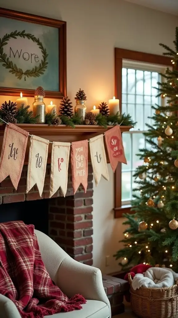 diy festive fabric banners