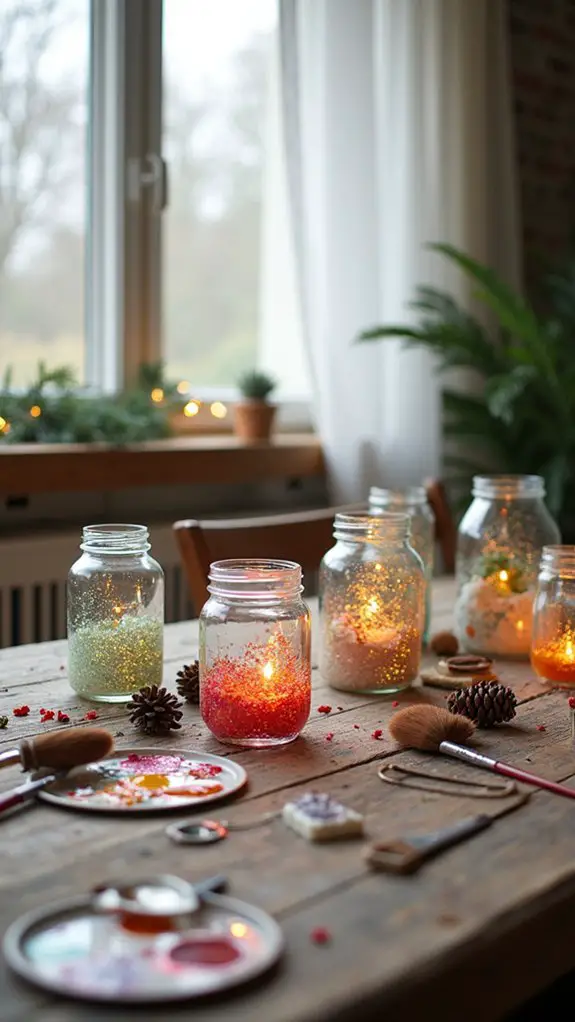 diy festive jar ornaments