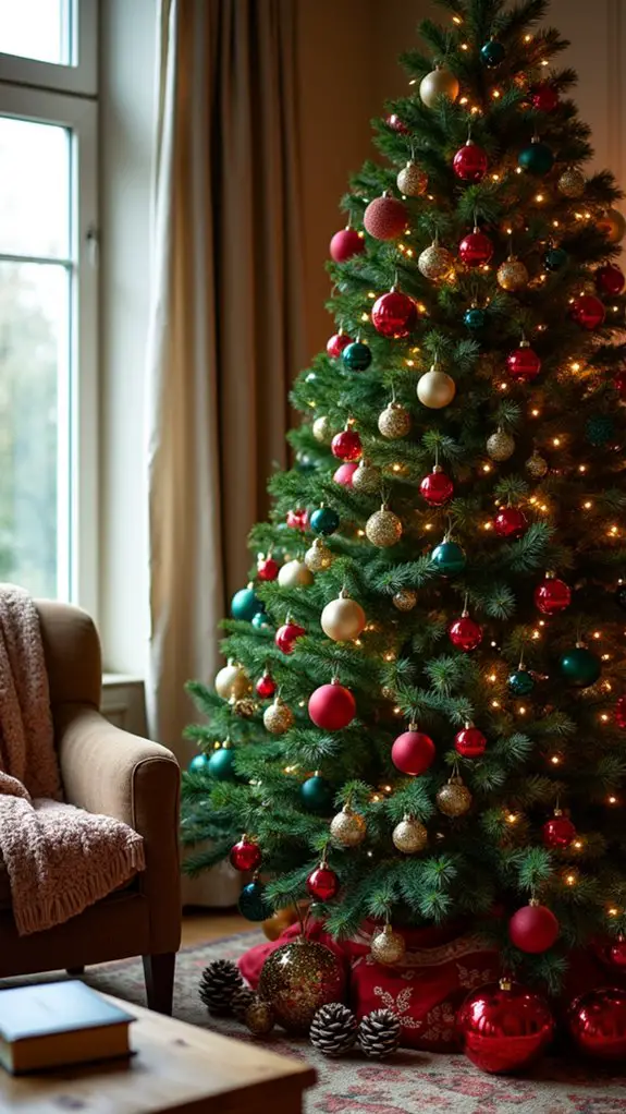 dramatic jewel tone contrasts