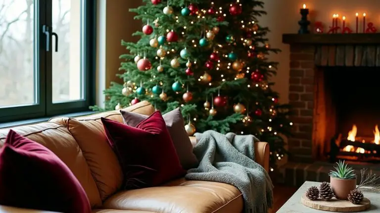 dramatic modern christmas trees