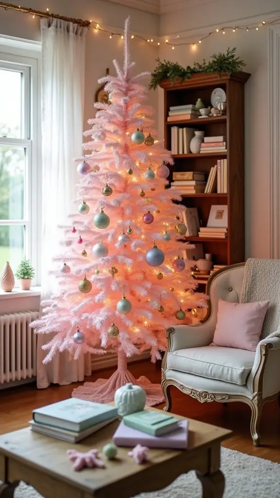 dreamy pastel holiday setting