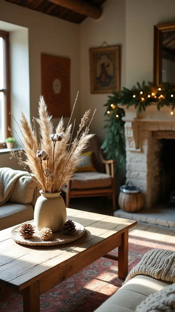 dried flowers for rustic decor