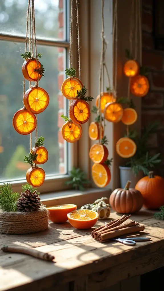 dried orange slice decorations