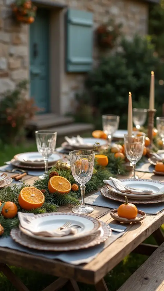 dried orange slice garlands