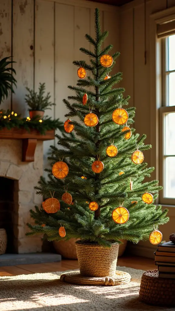dried orange slice ornaments
