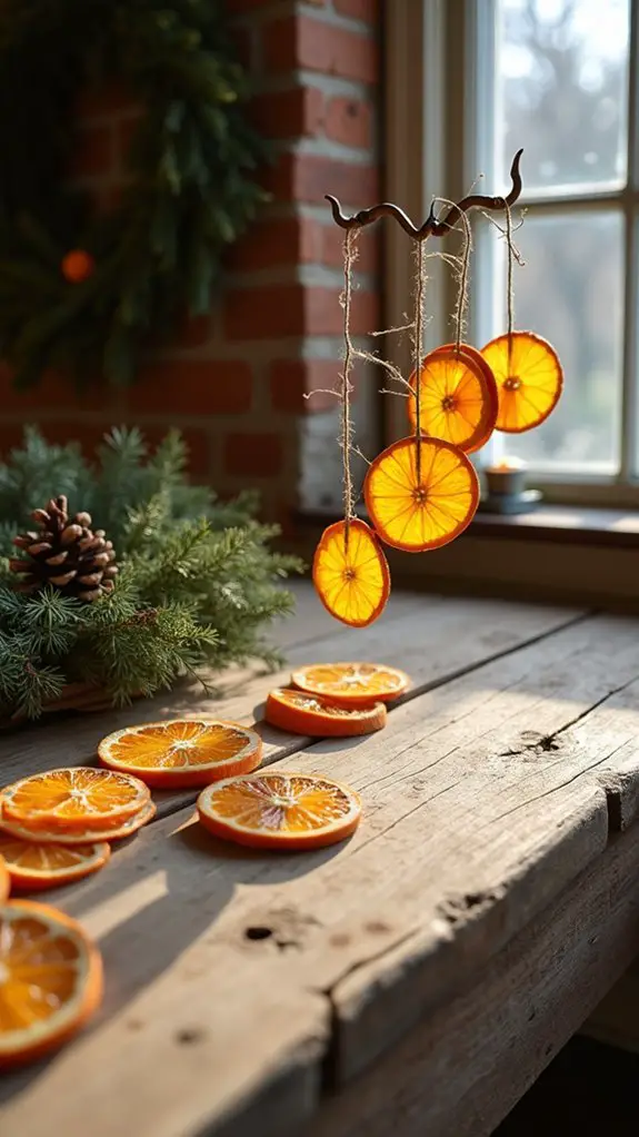 dried orange slice ornaments