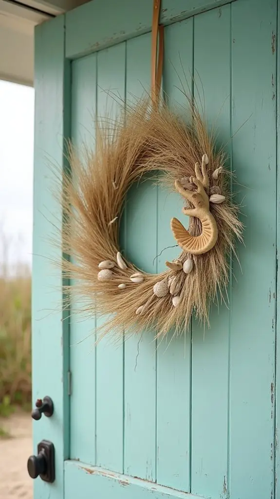 dried sea grass wreaths