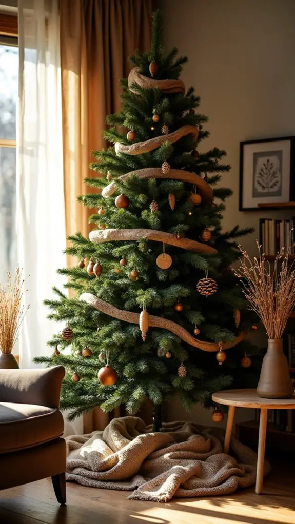 earthy hues and textures