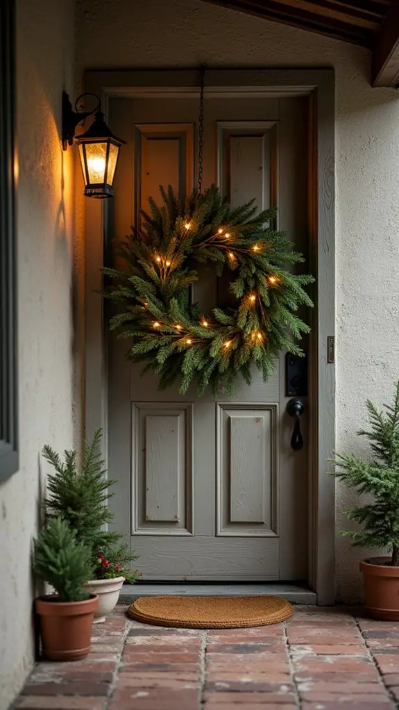 eco friendly solar holiday wreaths