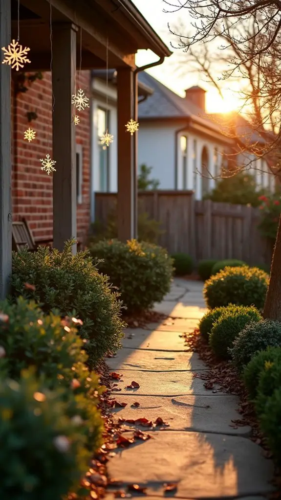 eco friendly winter decorations sparkling