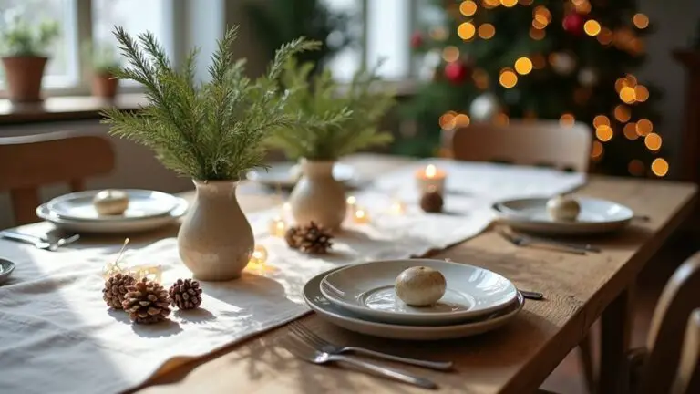 20 Simple Christmas Table Decorations That Look Effortlessly Chic effortless chic christmas decor