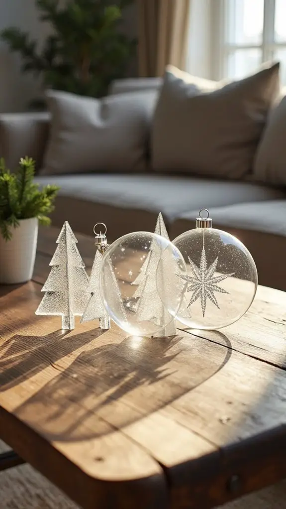 elegant acrylic tree ornaments