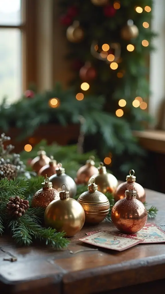 elegant artisanal metal ornaments