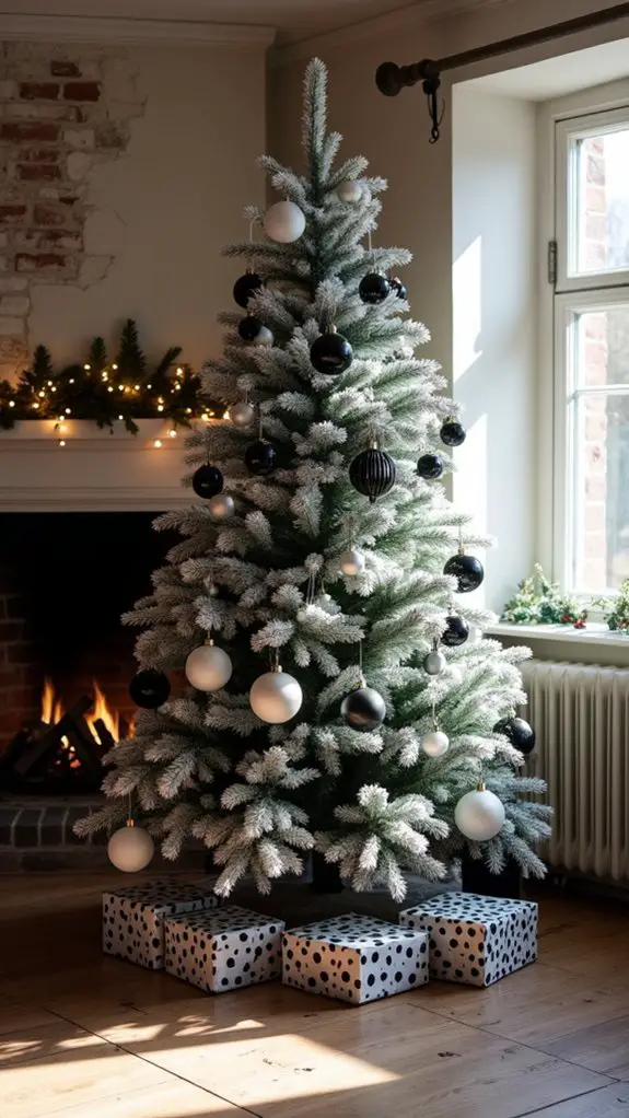 elegant black and white