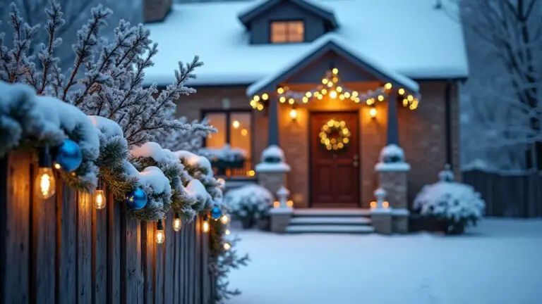 23 Elegant Blue and White Christmas Light Ideas That Feel Icy and Sophisticated elegant blue and white