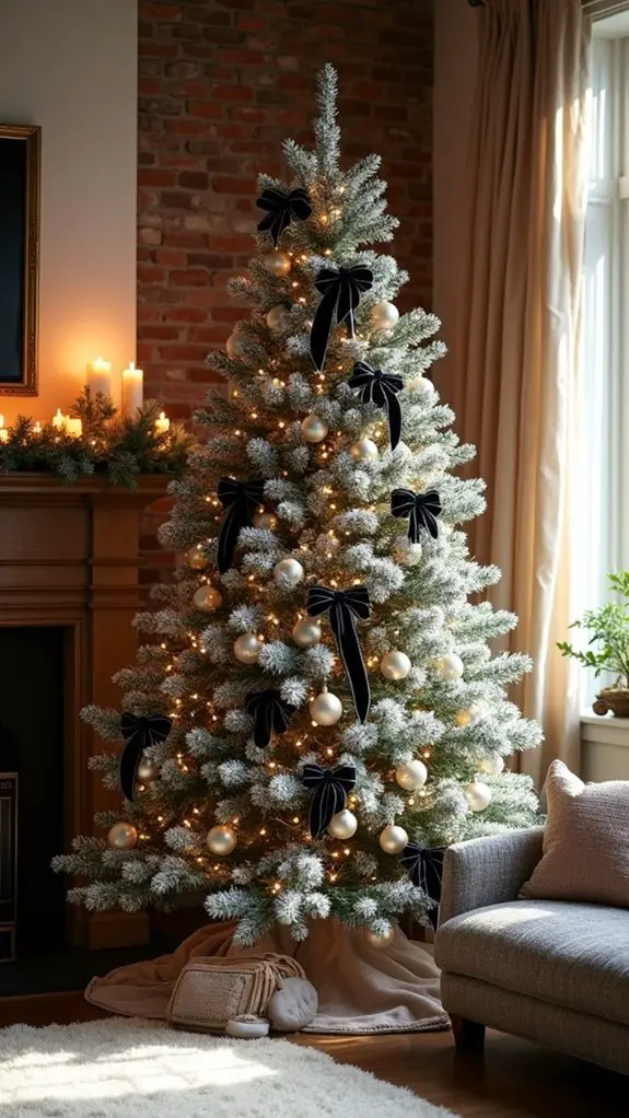 elegant champagne and black