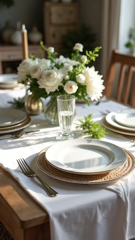 elegant dining celebration backdrop