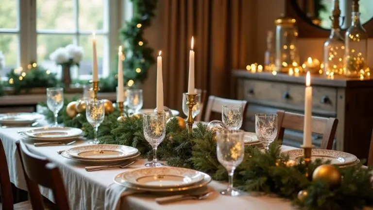 21 Elegant Christmas Table Settings That Impress Every Guest elegant festive table arrangements
