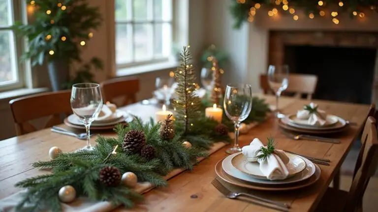 23 DIY Christmas Table Decorations That Look Surprisingly Expensive elegant festive table decor
