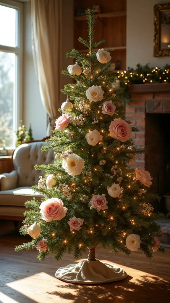 elegant floral christmas d cor