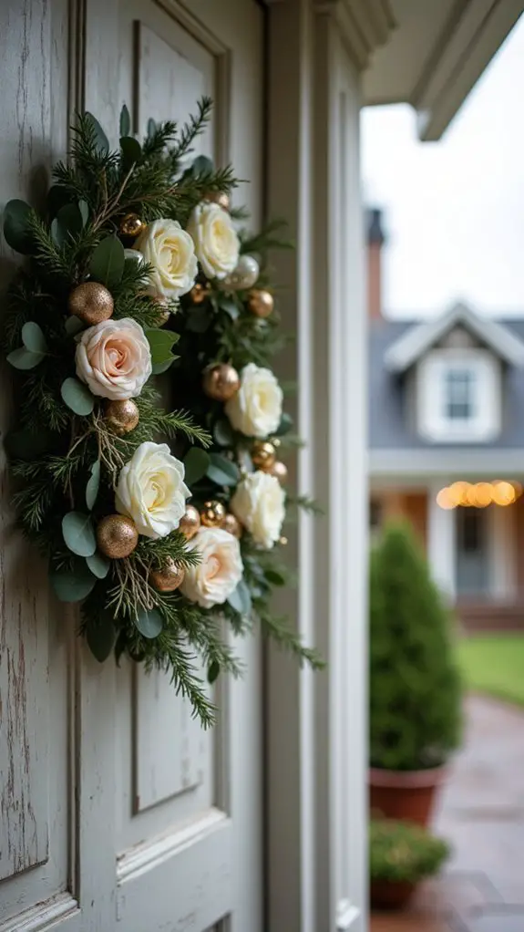 elegant floral holiday decor