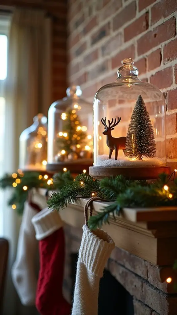 elegant glass cloche displays