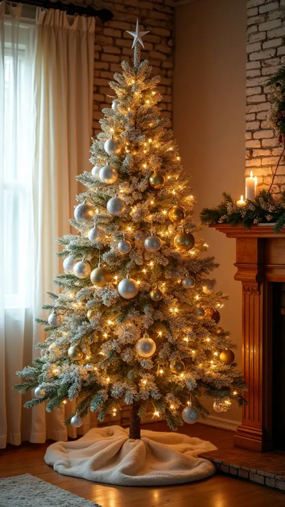 elegant gold and white