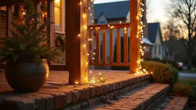 elegant gold christmas lighting