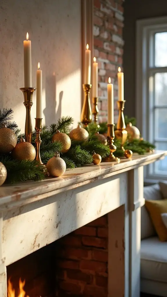 elegant gold holiday decor