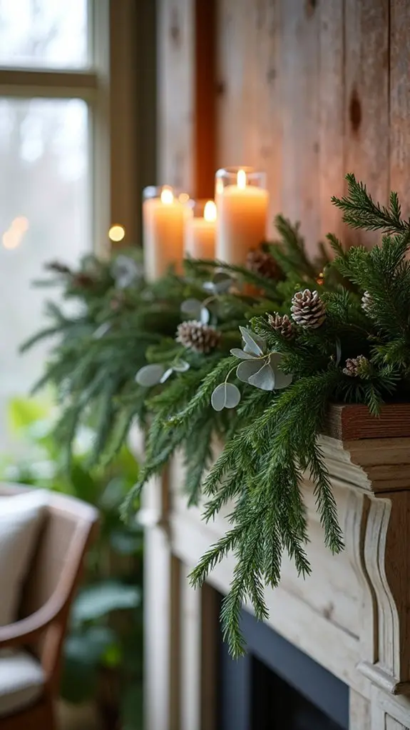 elegant holiday garland decor